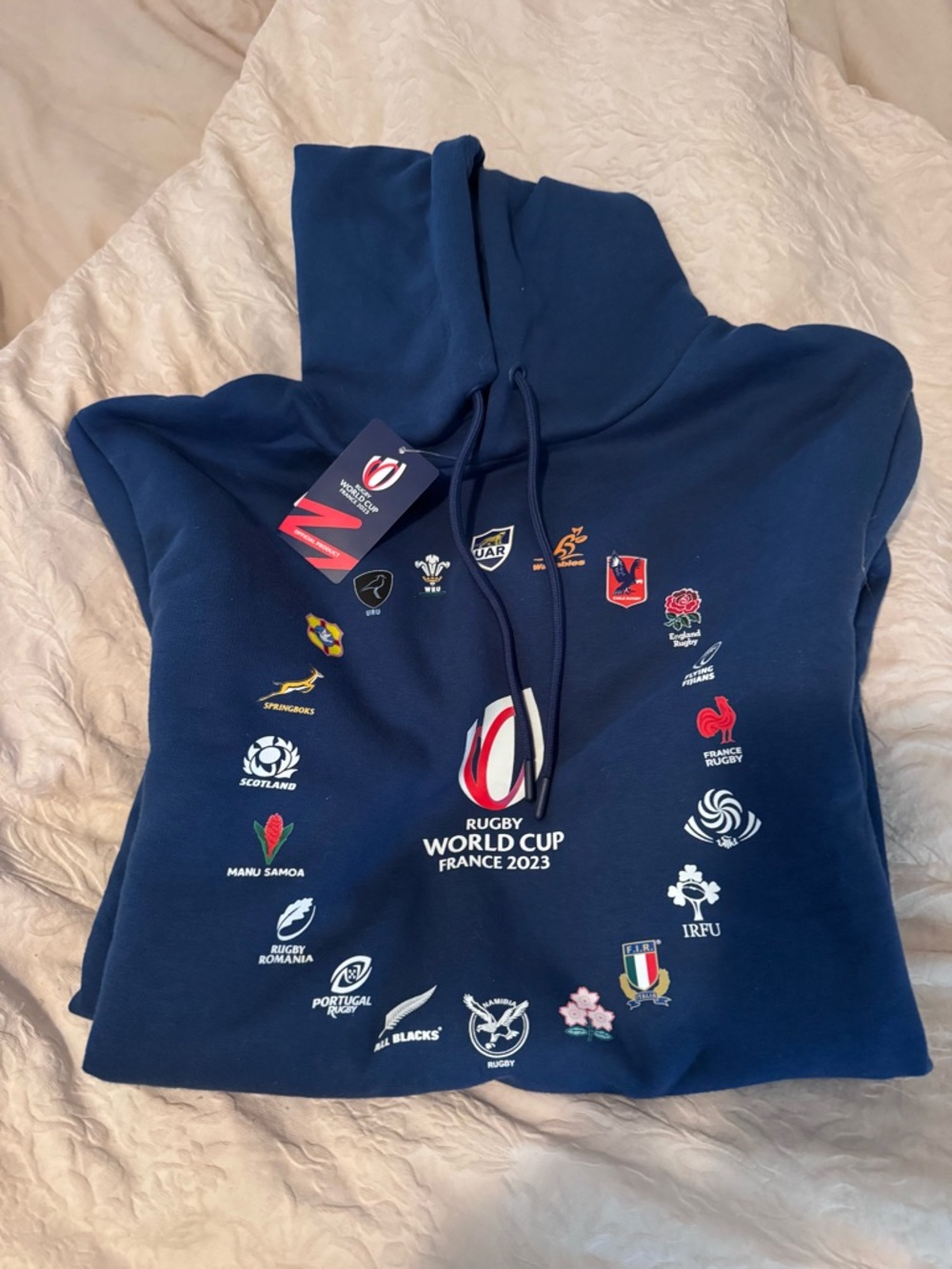 France 2023 Navy Blue Hoodie - Official World Cup Logo